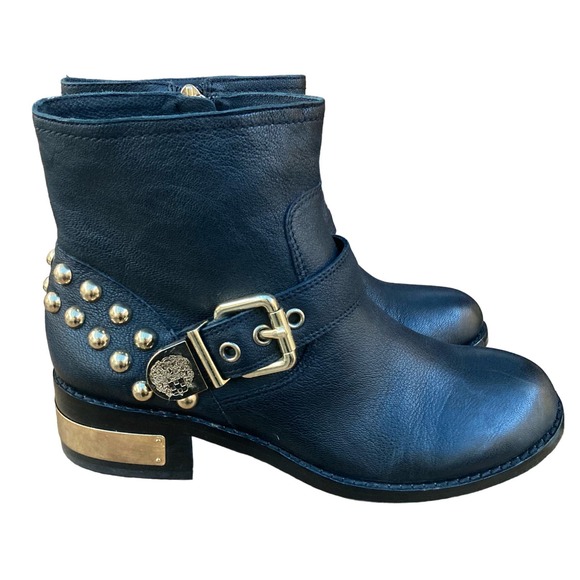 Vince Camuto Shoes - Vince Comuto Revolve boots women's size 7.5 Windetta Motorcycle harness rivets